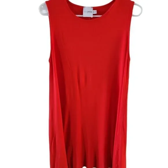 asos Petite Red Casual Midi Dress - Picture 4 of 15
